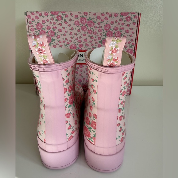 Hunter x LoveShackFancy Pink Floral Rain Boots - Picture 4 of 8